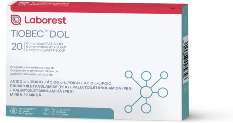 Tiobec Dol comprimidos complemento ácido alfa-lipoico envase